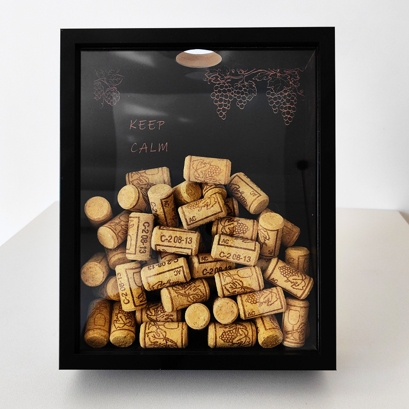 Red Wine Cork Display Frame Wo - đánh giá và giá Vintage Collectible Bottles