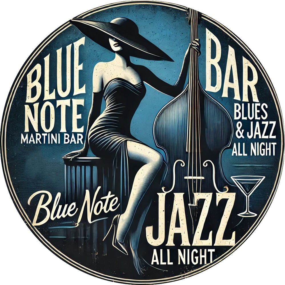 Blue Note Jazz Martini Bar Vin - đánh giá và giá Vintage Collectible Plates