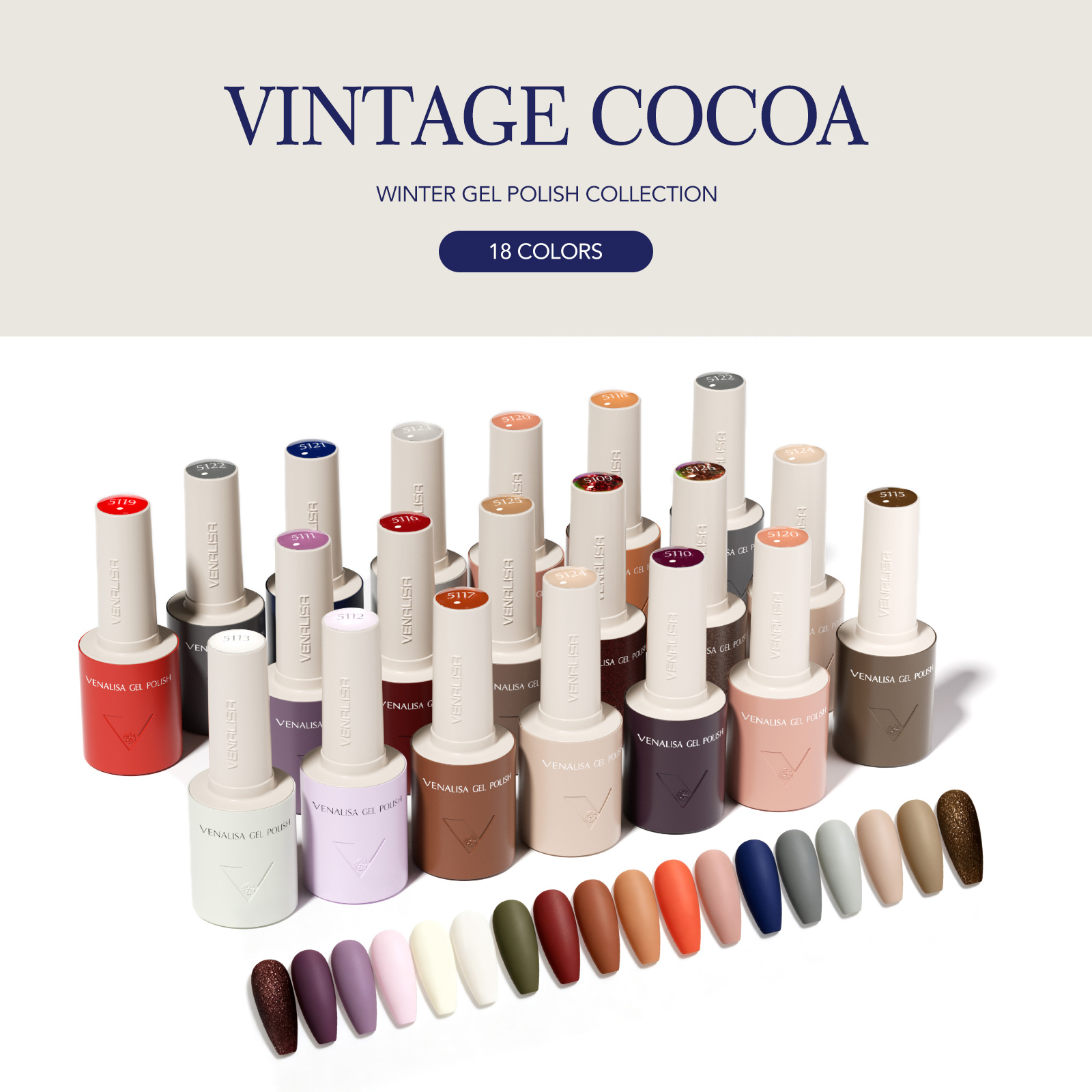 VENALISA V7 Gel Nail Polish 18 - đánh giá và giá Vintage Collectible Bottles