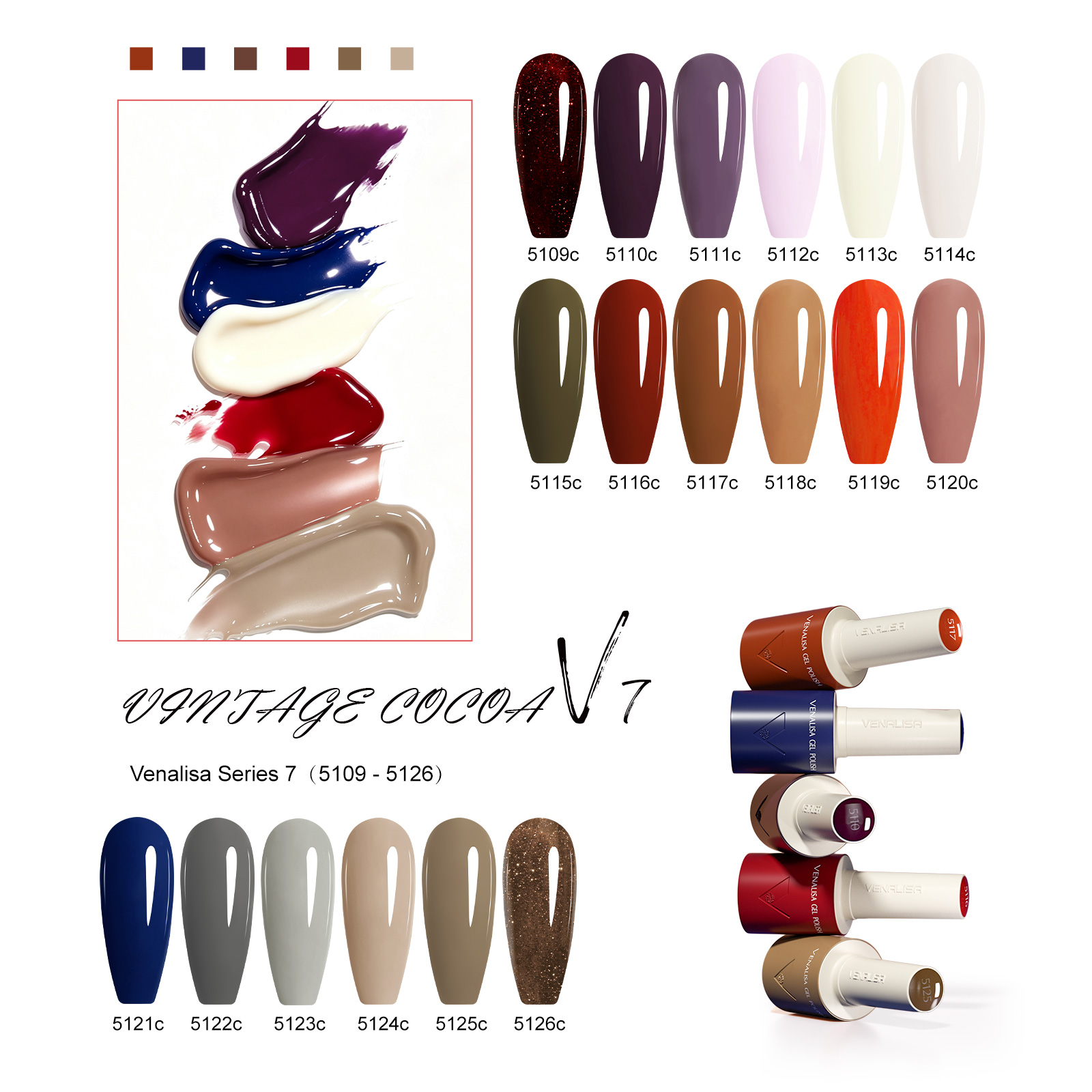 VENALISA V7 Gel Nail Polish 18 - đánh giá và giá Vintage Collectible Bottles