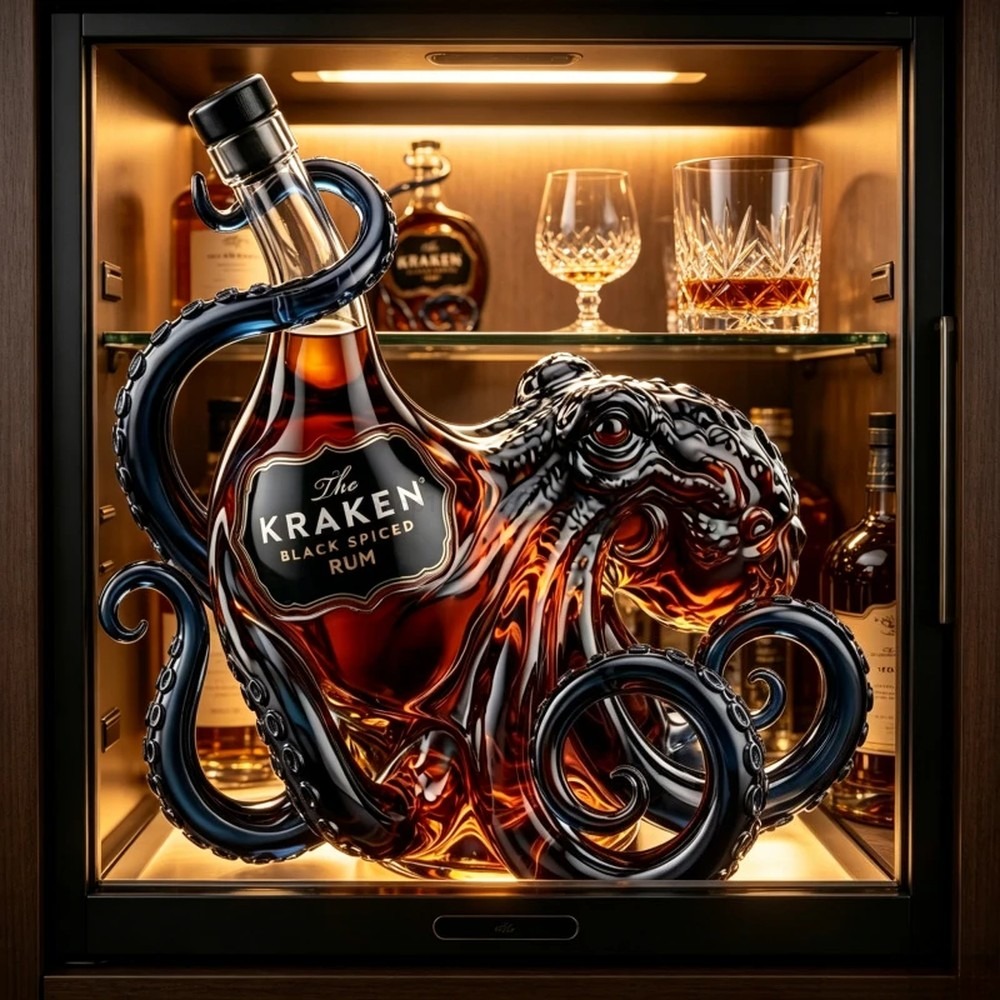Vintage Kraken Octopus Rum Bot - đánh giá và giá Vintage Collectible Bottles