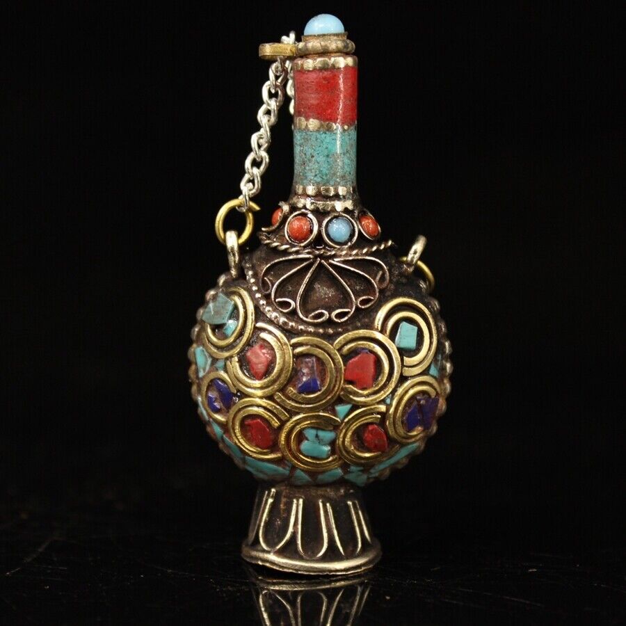 Collection Chinese brass inlai - đánh giá và giá Vintage Collectible Bottles