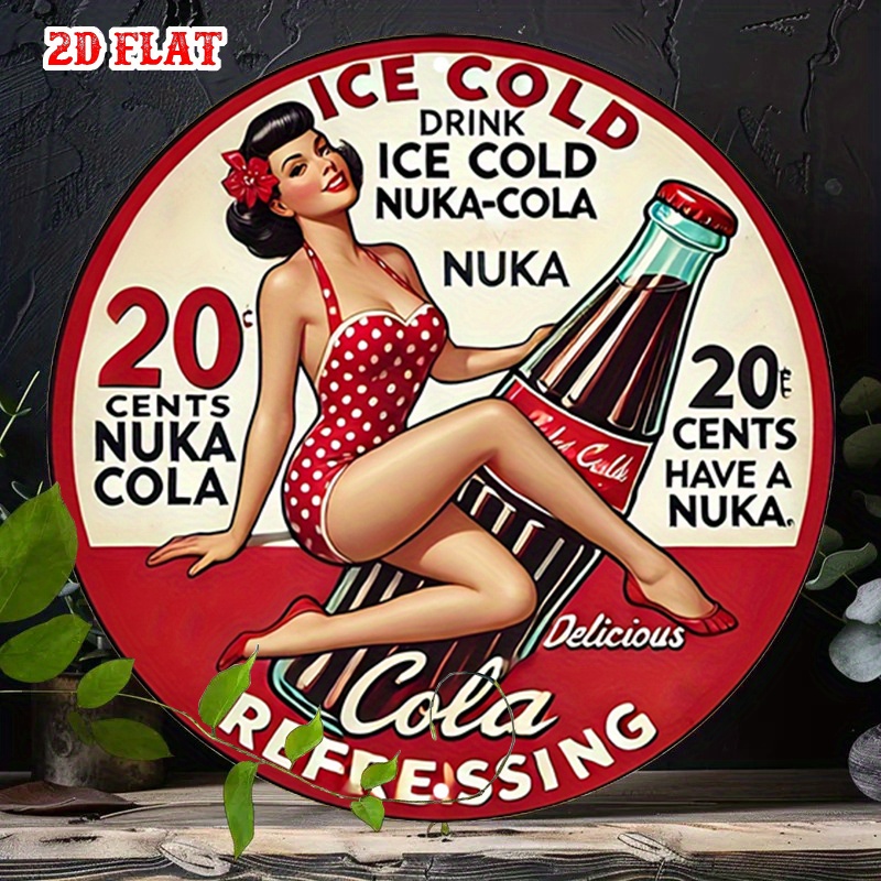 2D Flat, 1pc Retro Pin-Up 7.87 - đánh giá và giá Vintage Collectible Plates