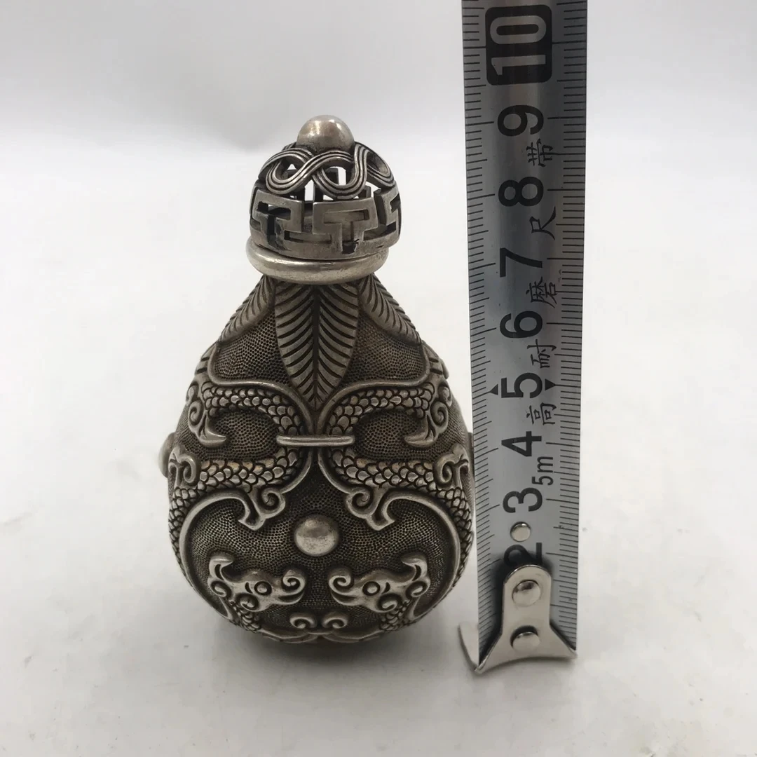 Chinese White Bronze Snuff Bot - đánh giá và giá Vintage Collectible Bottles