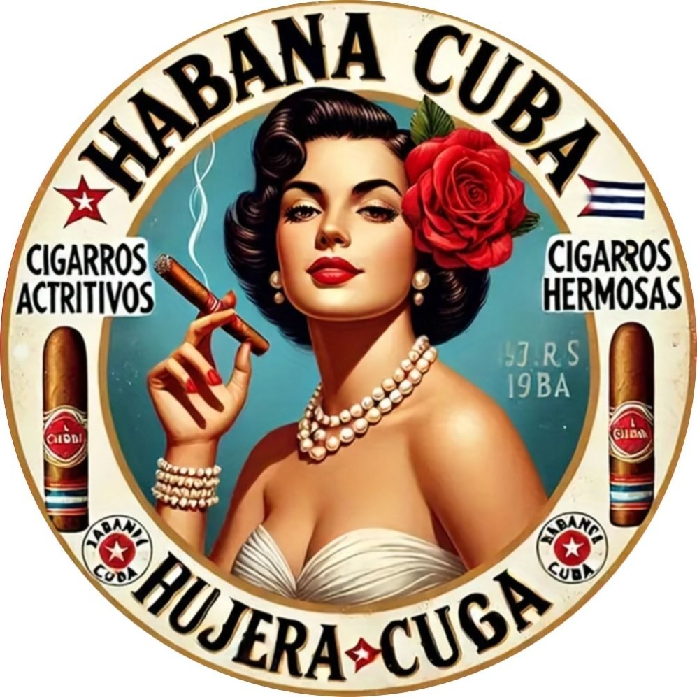 Vintage Havana Style Cigar Gir - đánh giá và giá Vintage Collectible Plates