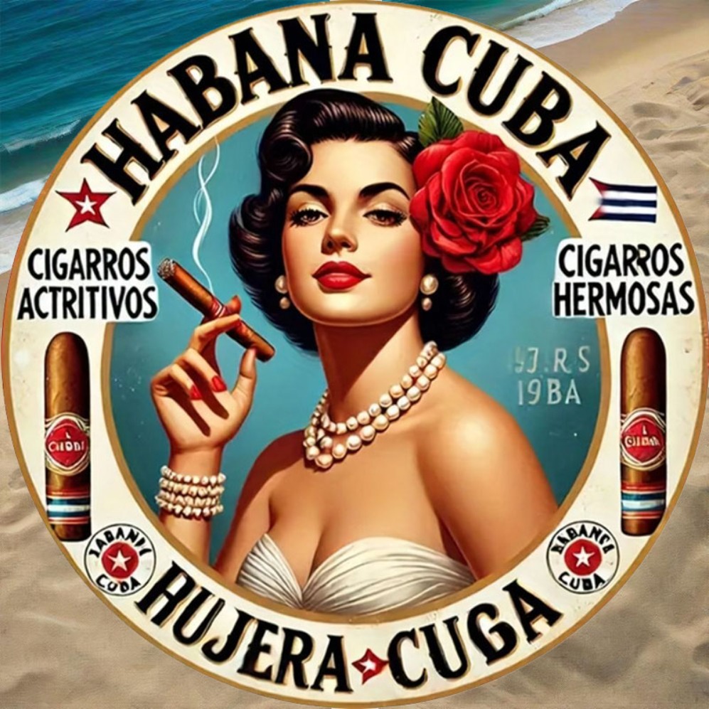 Vintage Havana Style Cigar Gir - đánh giá và giá Vintage Collectible Plates