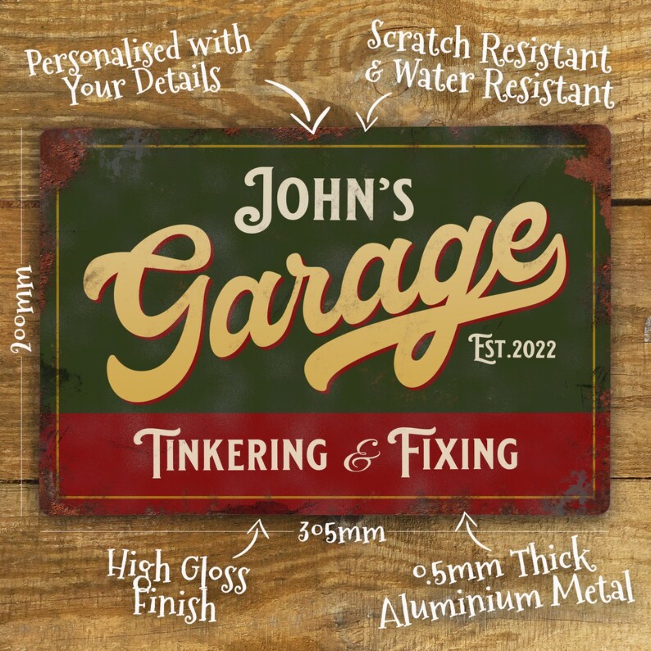 Custom Personalised Garage Met - đánh giá và giá Vintage Collectible Plates