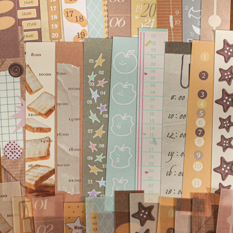 40Pcs Vintage Washi Paper Long - đánh giá và giá Vintage Collectible Books